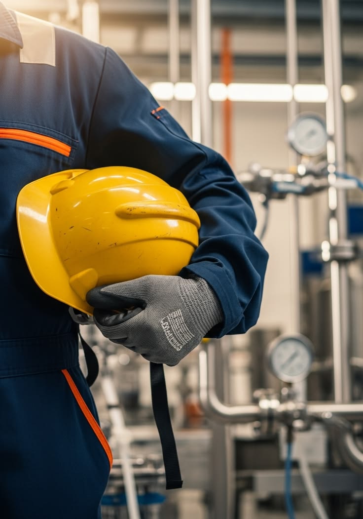 Técnicos de manutenção industrial